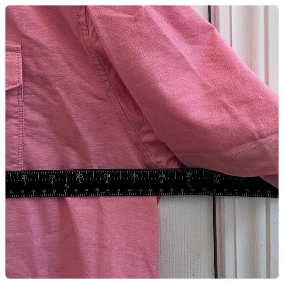 Free Planet Men's Deep Sea Coral Button Up Shirt Size 2X Resort Wear Beach - Picture 6 of 10